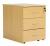 TC Fraction 3 Drawer Low Mobile Pedestals