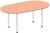 Dynamic Impulse Boardroom Table - (w) 1800 x (d) 1000mm