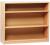 Monarch Open Bookcase With 2 Adjustable Shelves Height 750mm