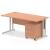 Dynamic Bulk Rectangular Desk 1400 x 800mm & 3 Drawer Mobile Pedestal