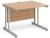 Gentoo Rectangular Desk with Twin Cantilever Legs - 1000mm x 800mm