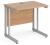 Gentoo Rectangular Desk with Twin Cantilever Legs - 800mm x 600mm