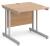 Gentoo Rectangular Desk with Twin Cantilever Legs - 800mm x 800mm