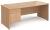 Gentoo Rectangular Desk with Panel End Legs and 3 Drawer Fixed Pedestal - 1800mm x 800mm