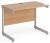 Gentoo Rectangular Desk with Single Cantilever Legs - 1000 x 600mm