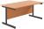 TC Single Upright Rectangular Desk with Single Cantilever Legs - 1800mm x 800mm