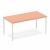 Dynamic Impulse Box Leg Straight Table 1600 x 800mm